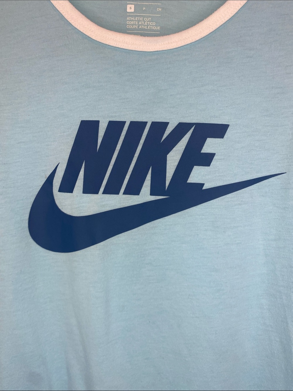 Nike Sky Blue Tank with Dark Blue Logo - Men’s Small - Picture 4 of 9